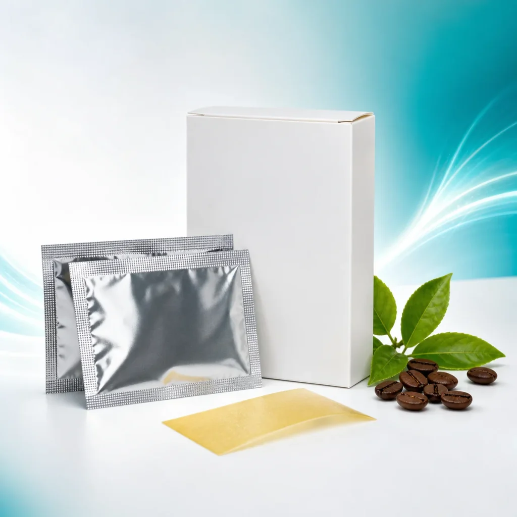Energy & Focus Oral Strips oral dissolving strips product concept