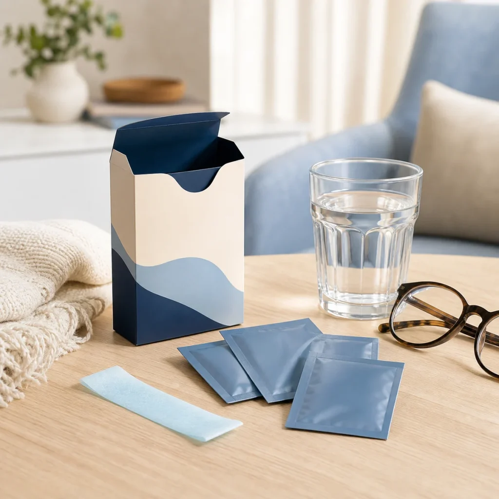 Senior-Friendly Oral Strips oral dissolving strips product concept