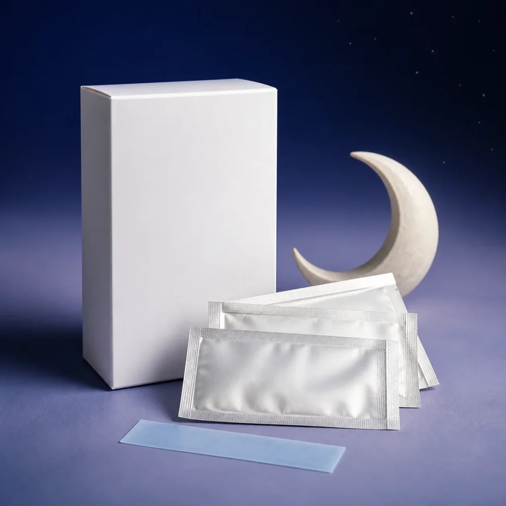 Sleep Support Oral Strips oral dissolving strips product concept